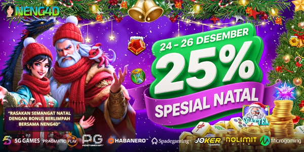 EVENT BONUS SPESIAL NATAL 25%